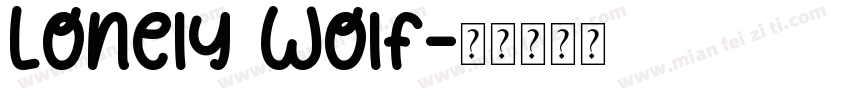 Lonely Wolf字体转换